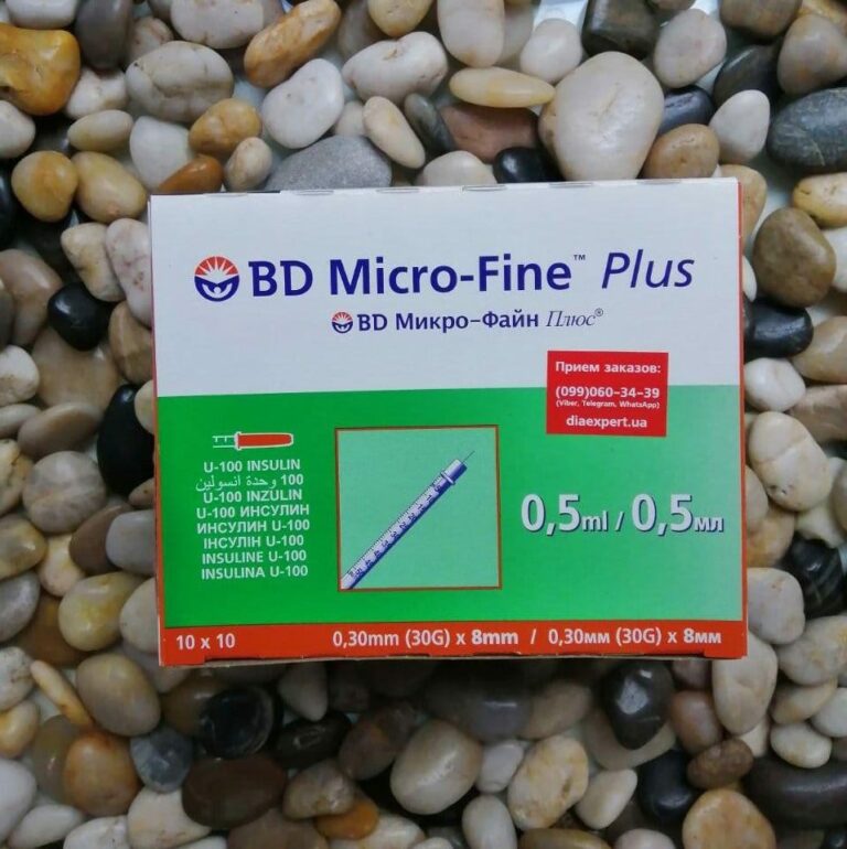 Шприци інсулінові BD Micro-Fine (U-100 | 0.5 мл | 30G | 8mm) – 100 шт ...